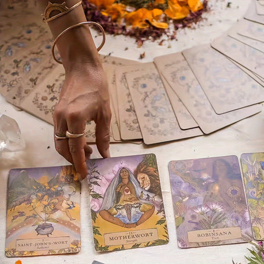 The Witchy Gypsy Herbal Tarot Cards