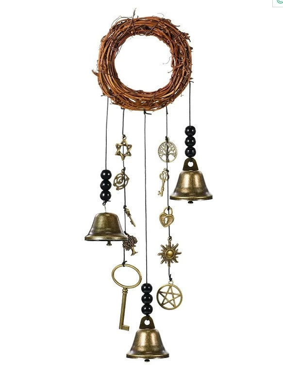 Witchy Door Bell Chimes,Vine Ring Wind Chimes - The Witchy Gypsy