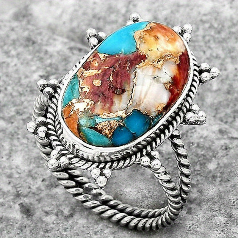 The Witchy Gypsy Boho Turquoise Style Ring