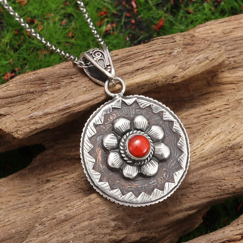 Exquisite Gem-Set Sunflower Necklace Pendant, Charm Jewelry Commemorative Gift