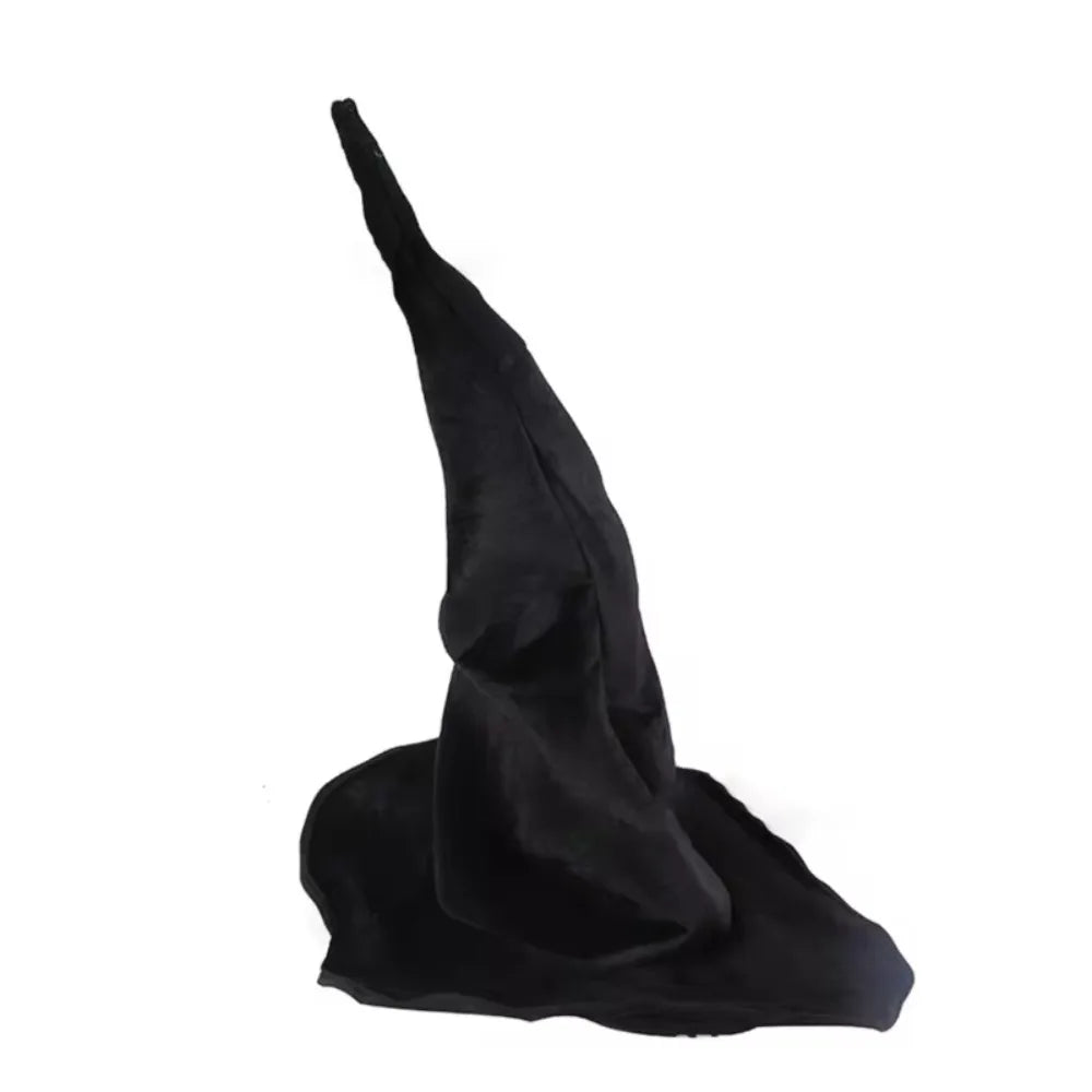 Vintage Halloween Woman Witch Hat, Costume Wool Knit Witch Hat