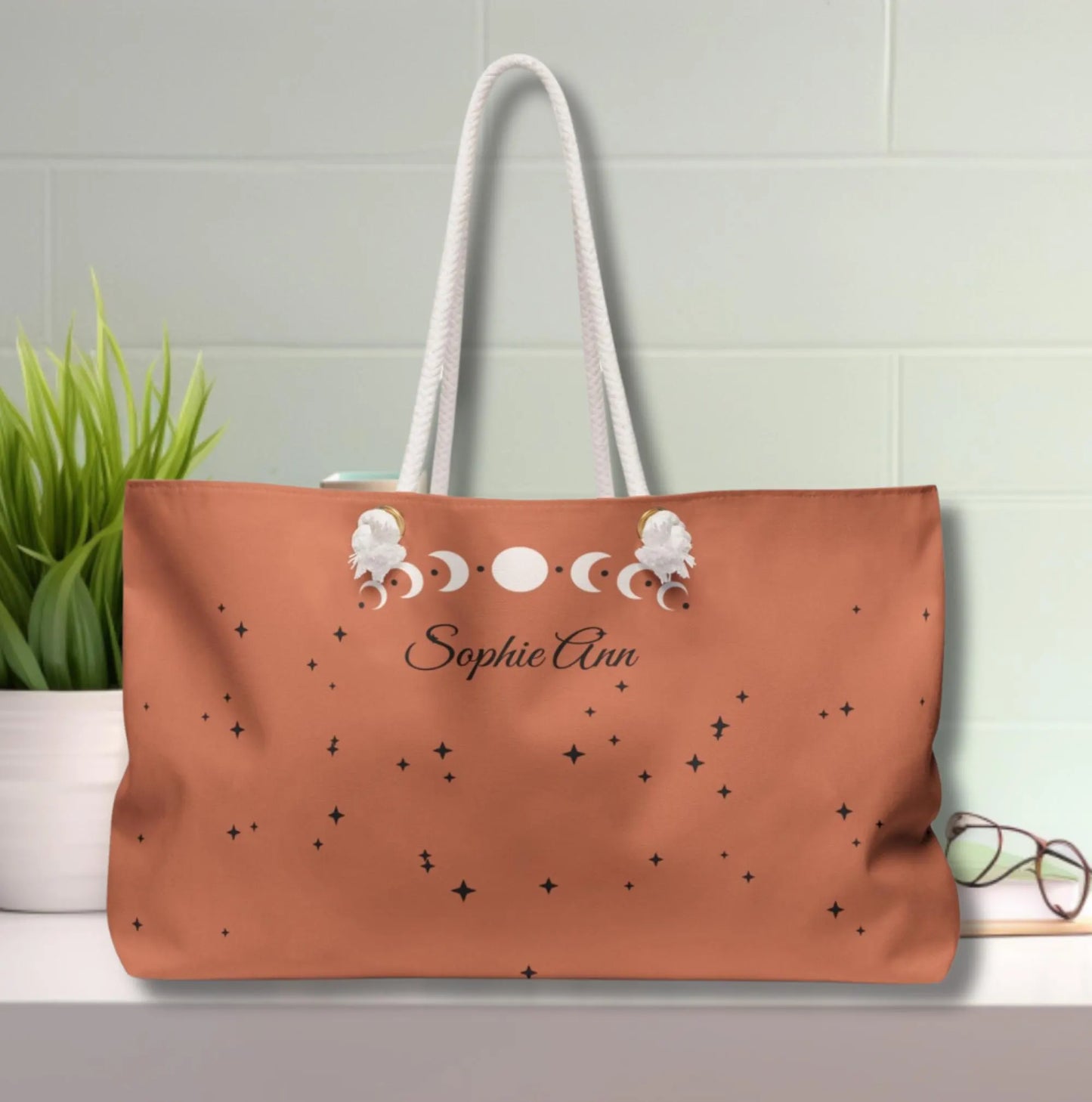 Salem Witch Weekender Bag: Mystical Travel Duffel, Personalized Witch Tote
