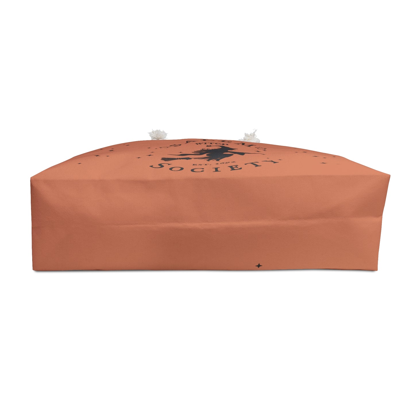 Orange shoe box with a logo on a white background
