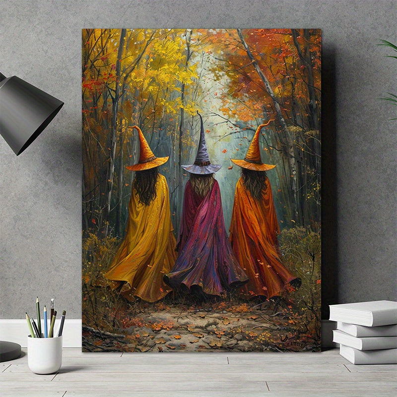 The Witchy Gypsy Three Witches Canvas Wall Art