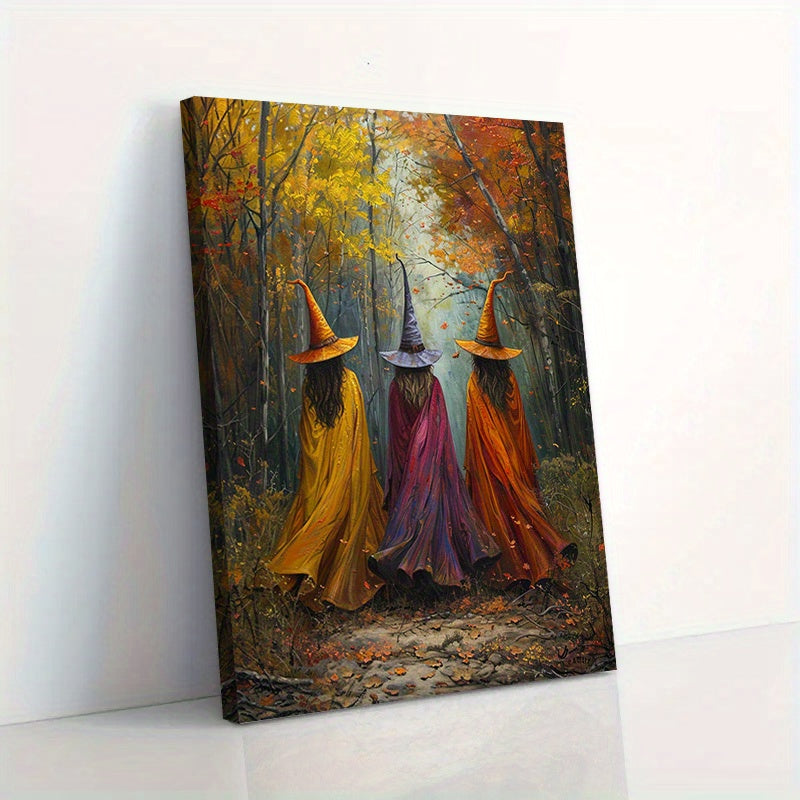 The Witchy Gypsy Three Witches Canvas Wall Art