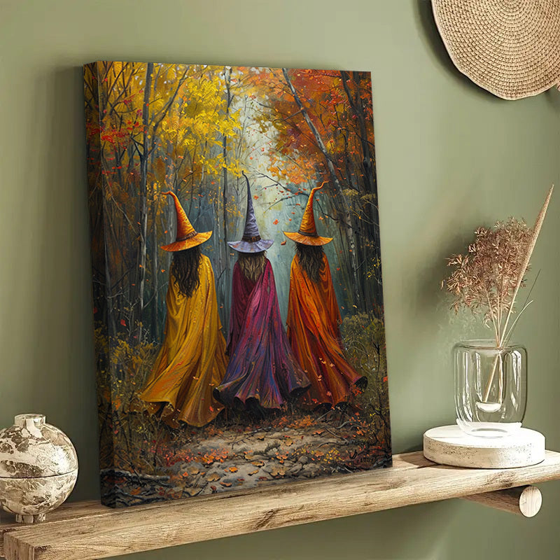 The Witchy Gypsy Three Witches Canvas Wall Art