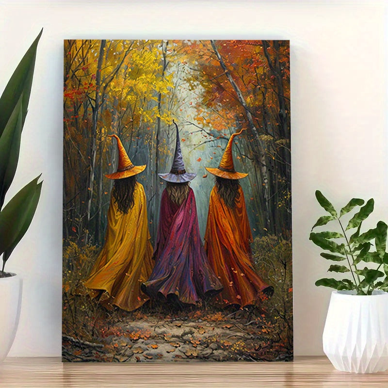 The Witchy Gypsy Three Witches Canvas Wall Art