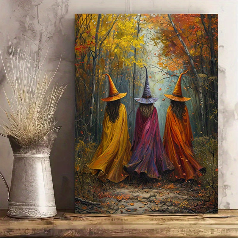 The Witchy Gypsy Three Witches Canvas Wall Art