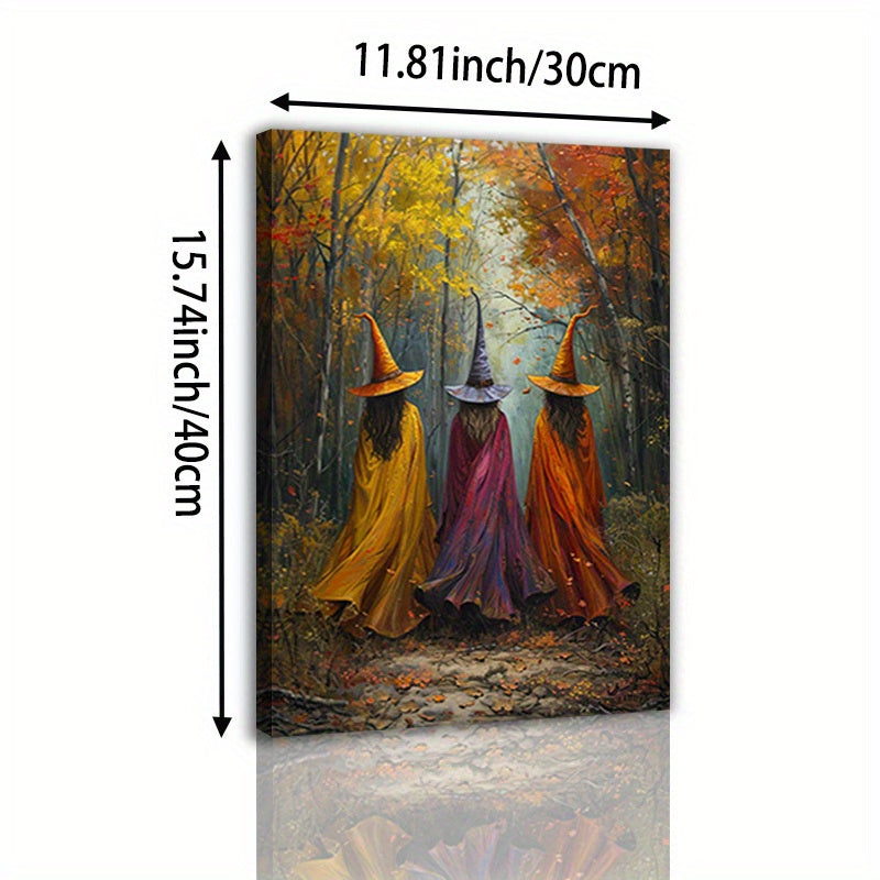 The Witchy Gypsy Three Witches Canvas Wall Art