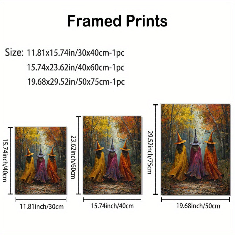 The Witchy Gypsy Three Witches Canvas Wall Art