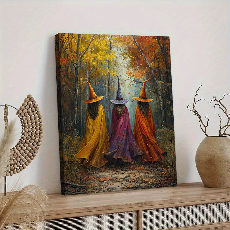 The Witchy Gypsy Three Witches Canvas Wall Art