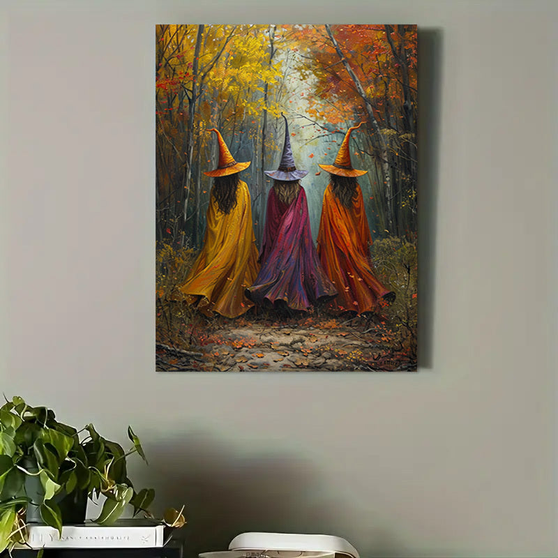 The Witchy Gypsy Three Witches Canvas Wall Art