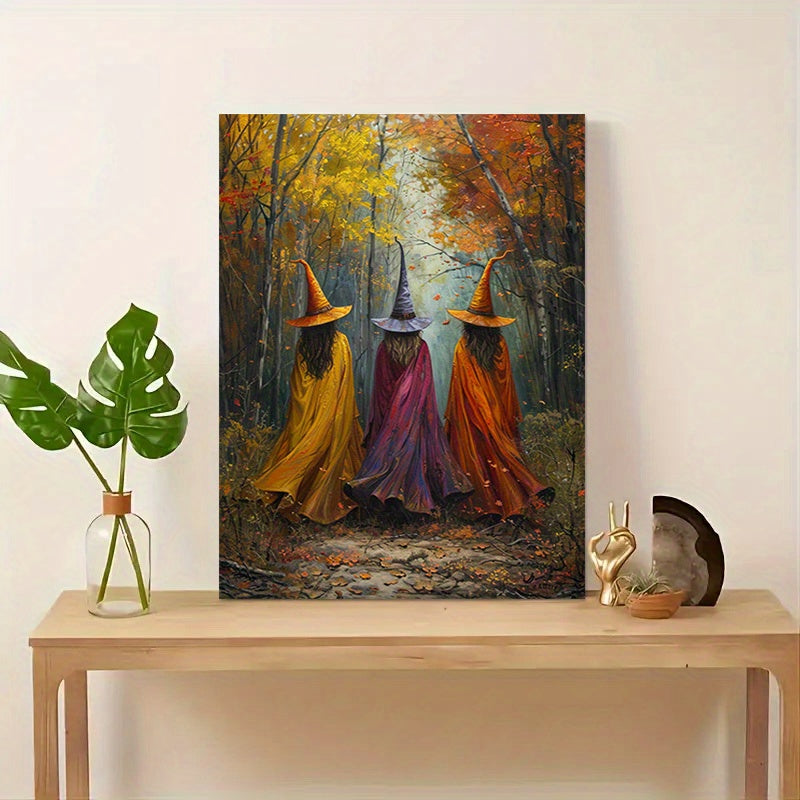 The Witchy Gypsy Three Witches Canvas Wall Art