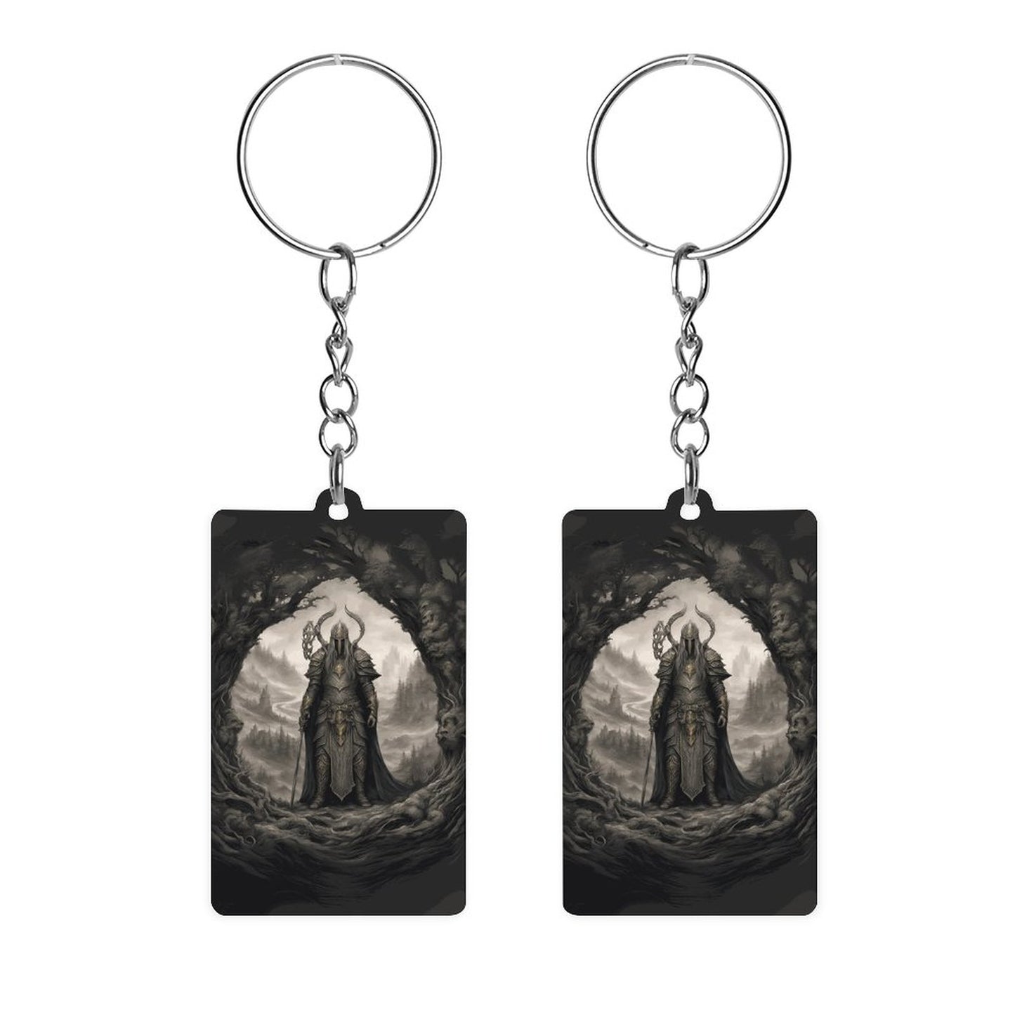 Warrior King Acrylic Keychain, Gamer Merch, Age of sigmar