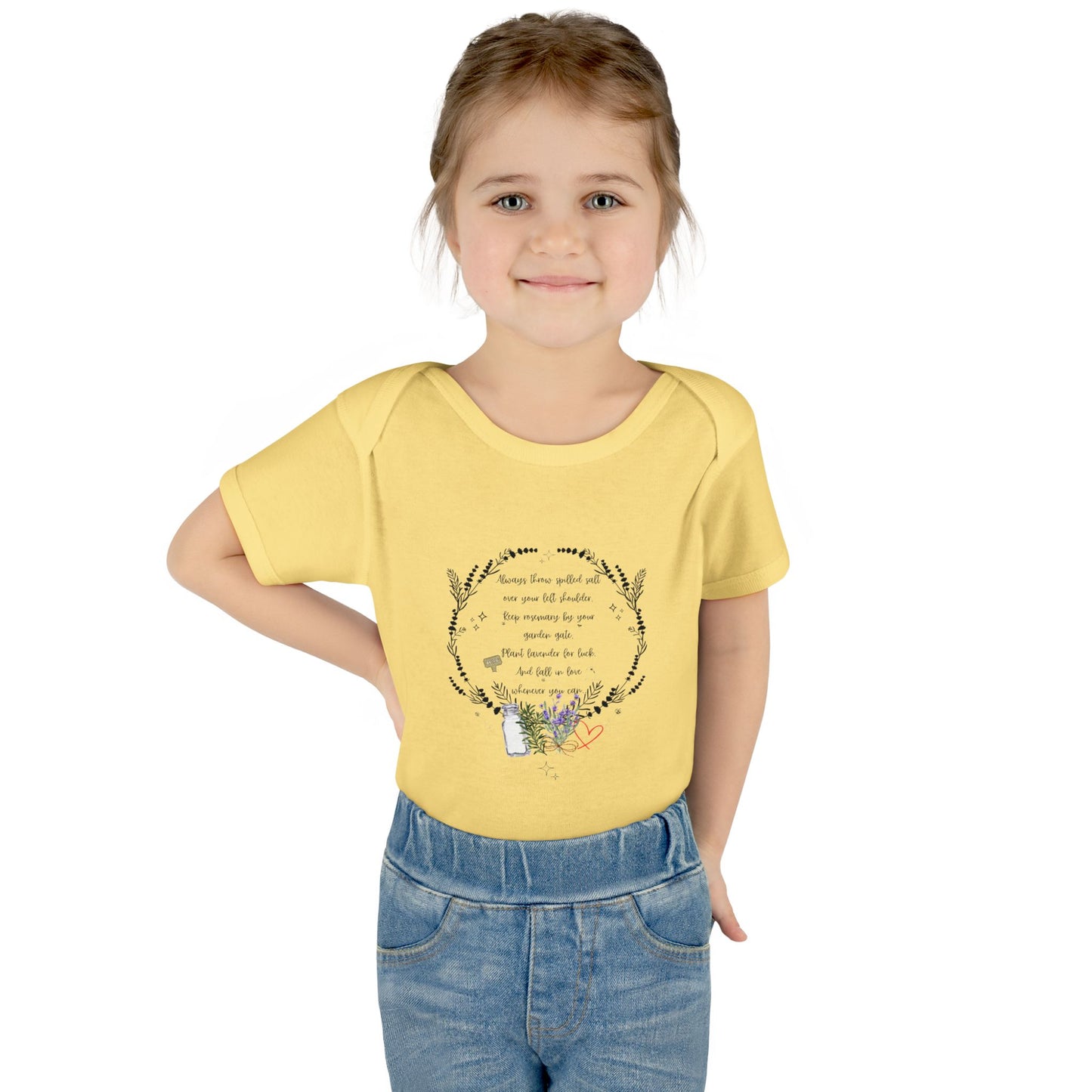 Witchy Baby Bodysuit: Practical Magic Quote, Newborn Halloween Outfit