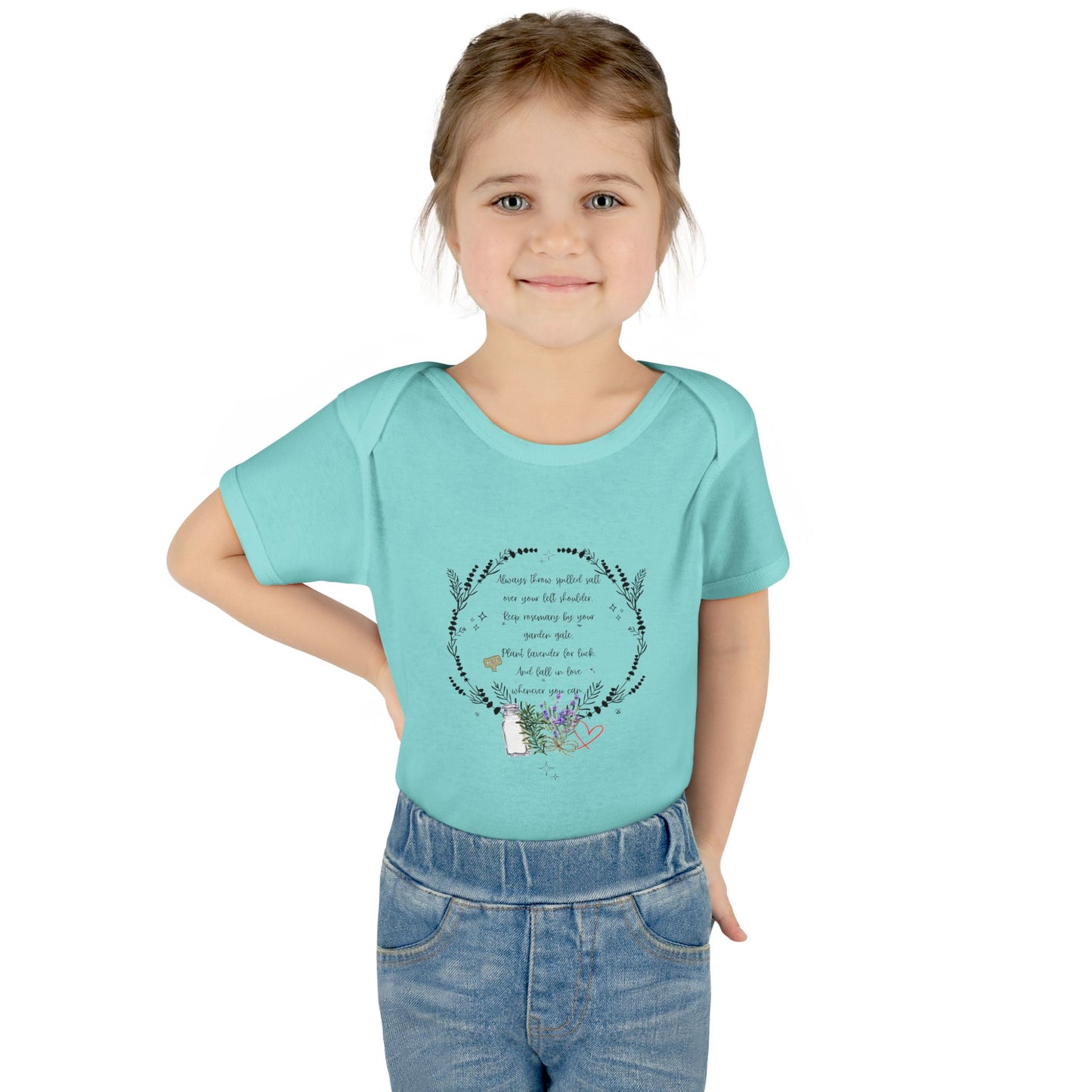 Witchy Baby Bodysuit: Practical Magic Quote, Newborn Halloween Outfit