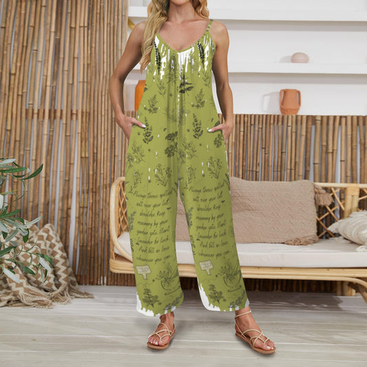 The Witchy Gysy Witchy Herbs Poem Jumpsuit