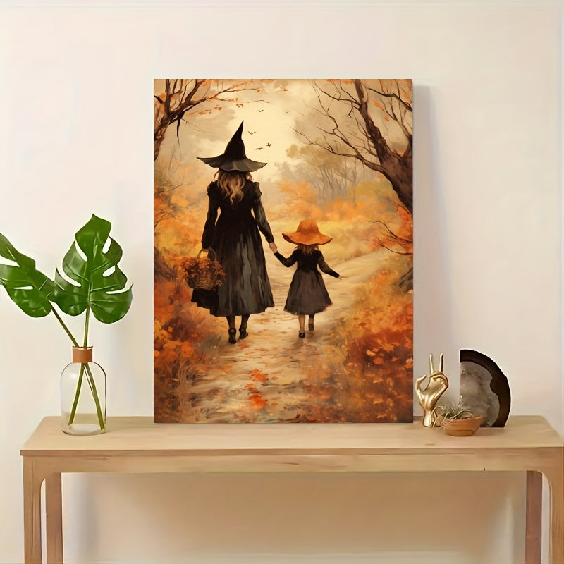 The Witchy Gypsy Halloween Canvas Print