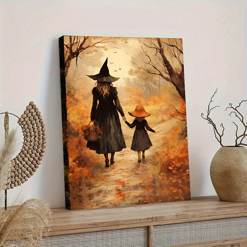 The Witchy Gypsy Halloween Canvas Print