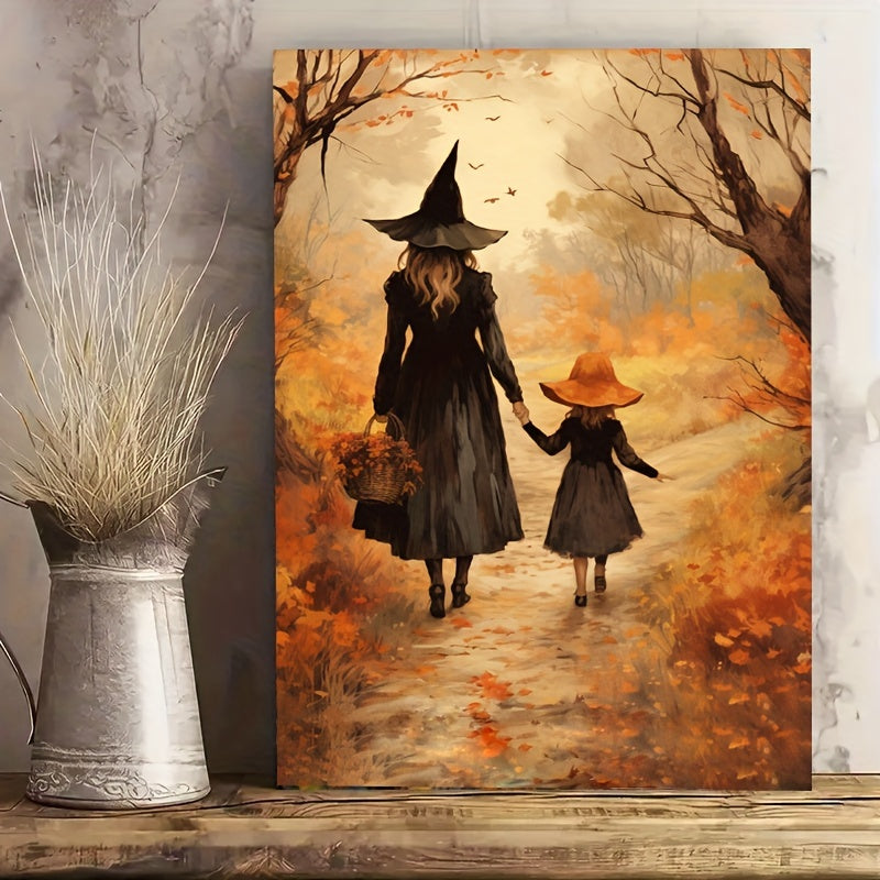The Witchy Gypsy Halloween Canvas Print