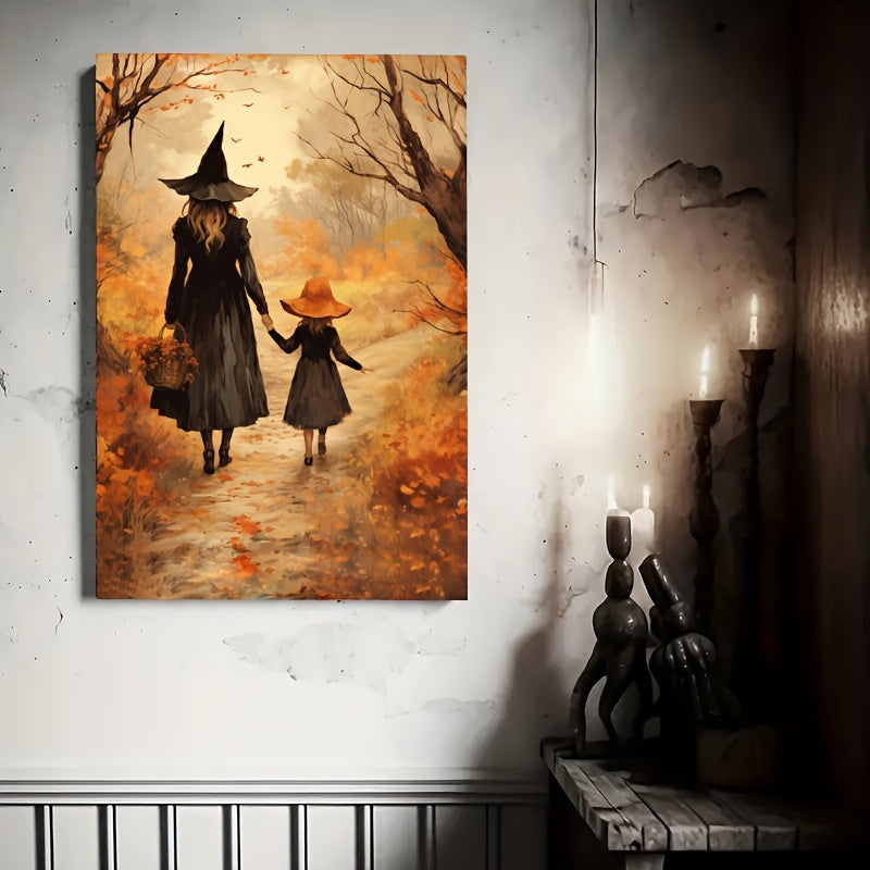 The Witchy Gypsy Halloween Canvas Print