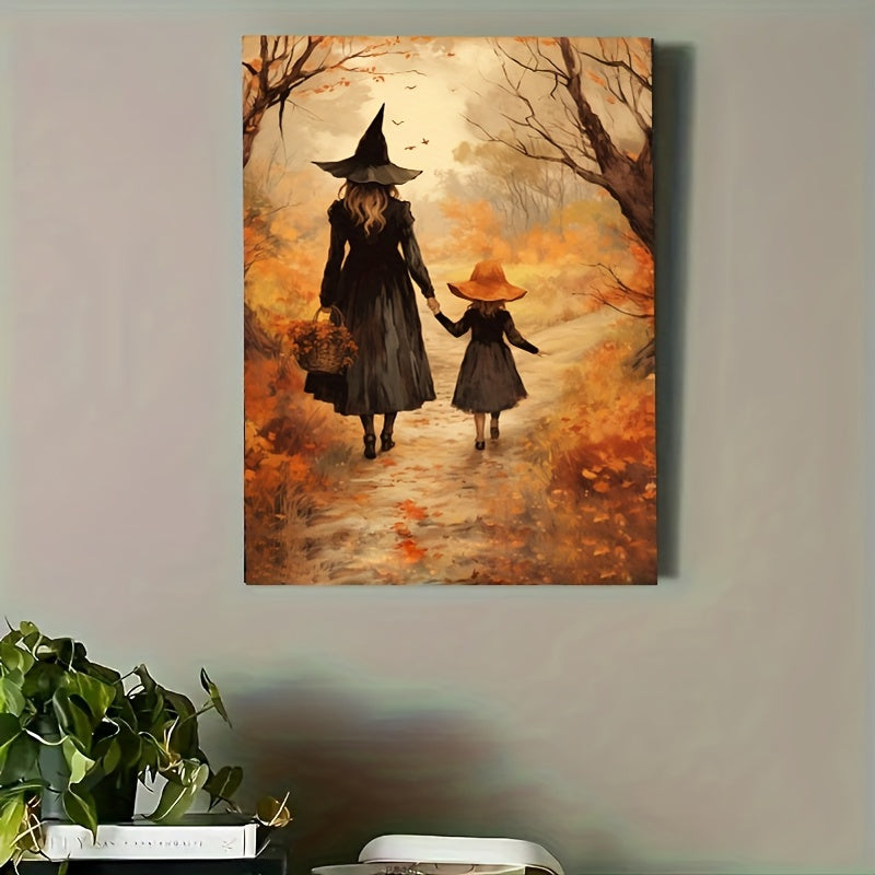 The Witchy Gypsy Halloween Canvas Print