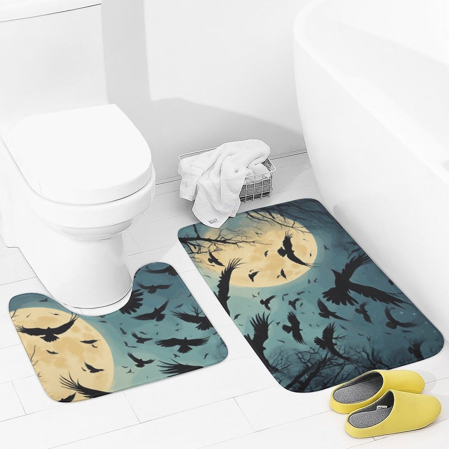 Coral Velvet Floor Mat Set of 2-19.7"x31.5"