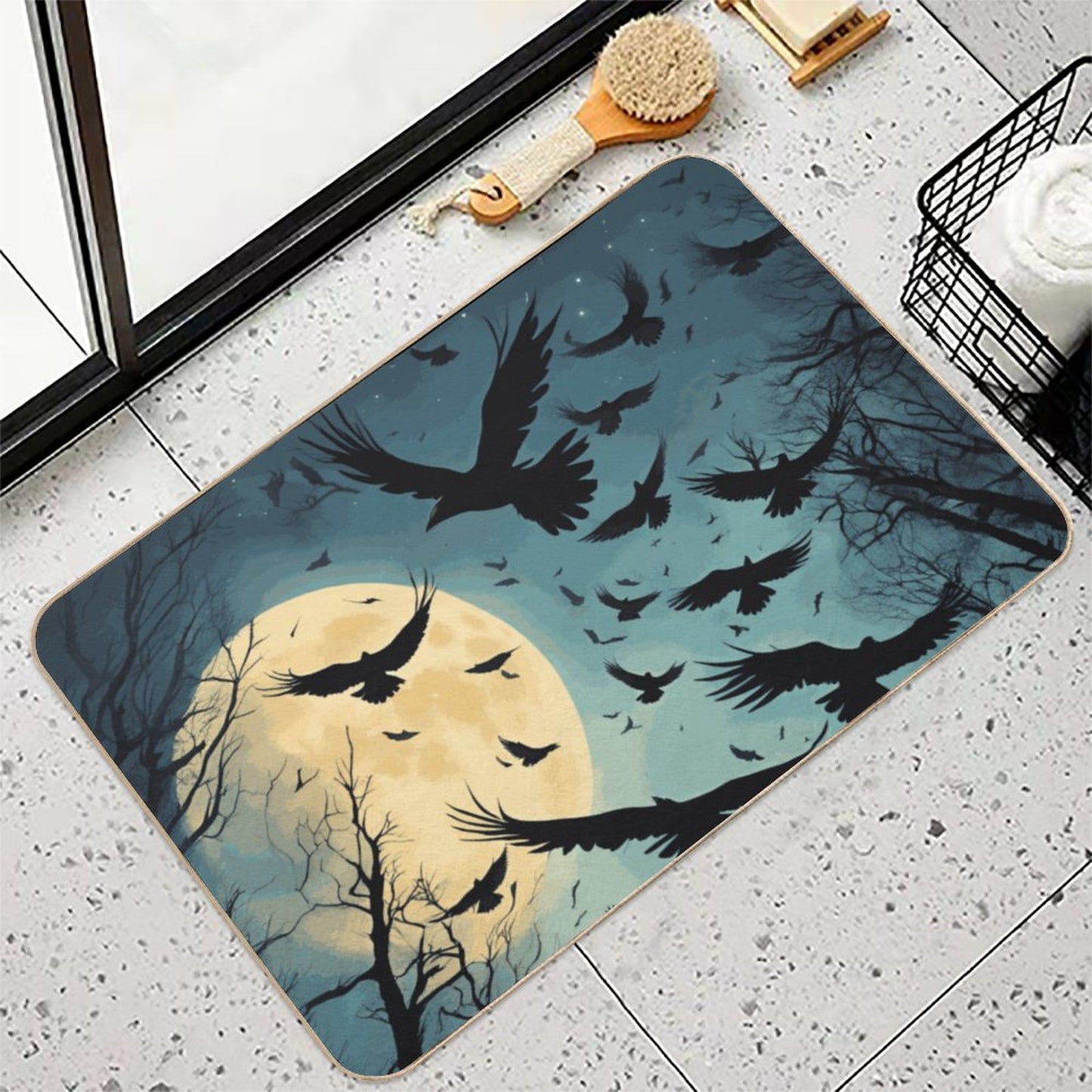 US Shipment-Flannel Non-slip Floor Mat-16"x24"/40x60cm