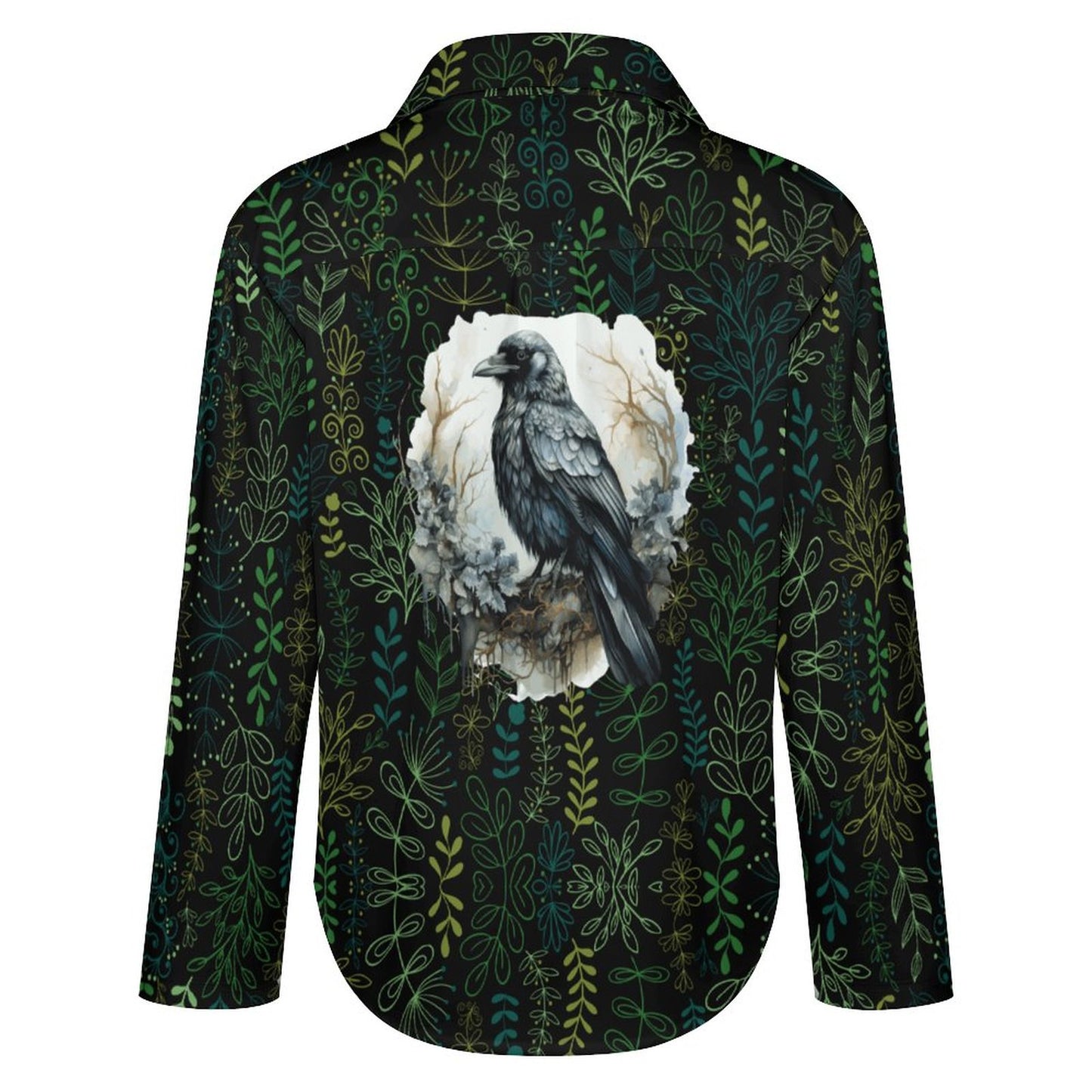 Asymmetrical Hem Shirt B648(All-Over Printing)