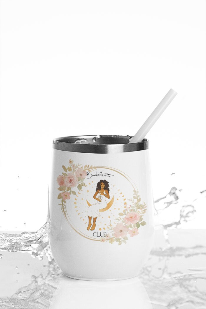 Boho Bride Bridesmaid Tumbler, Bridal Party Wine Glass - The Witchy Gypsy
