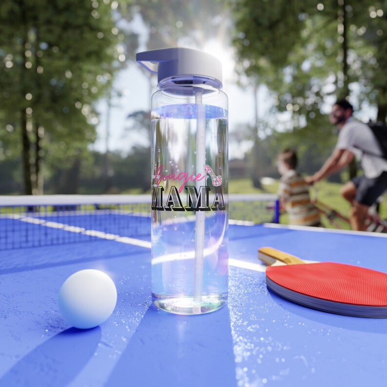 Bougie Mama Tritan Water Bottle, Tritan Water Bottle, perfect for sports, gym, outdoors, Bougie mama water bottle, Yoga water bottle, Bestie