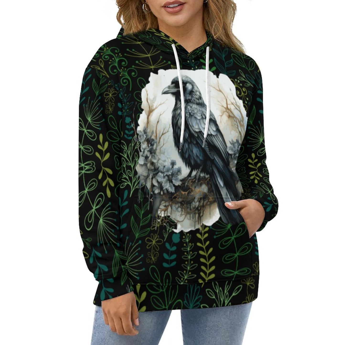 230gsm Hoodie for Women with Double-layer Cap (All-Over Printing)