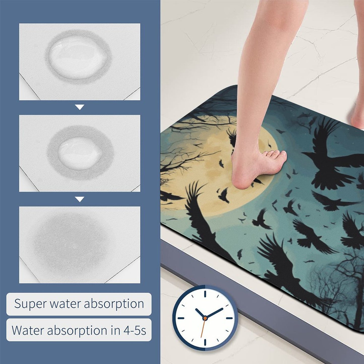 Diatomaceous Earth Bath Mat