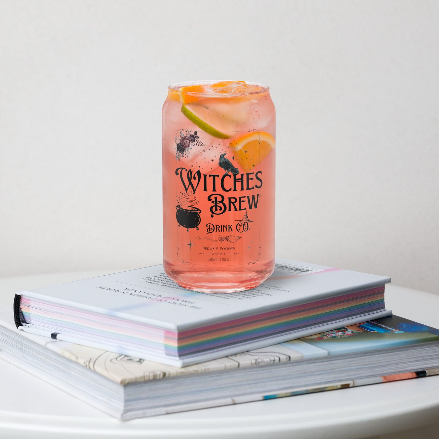 Witches Brew Can-shaped glass