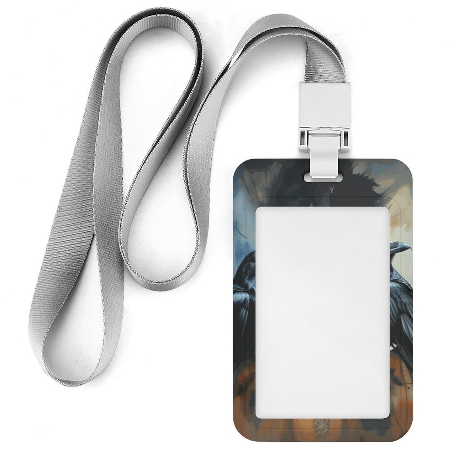 Morrigan and Crows Vertical ID Badge Holder