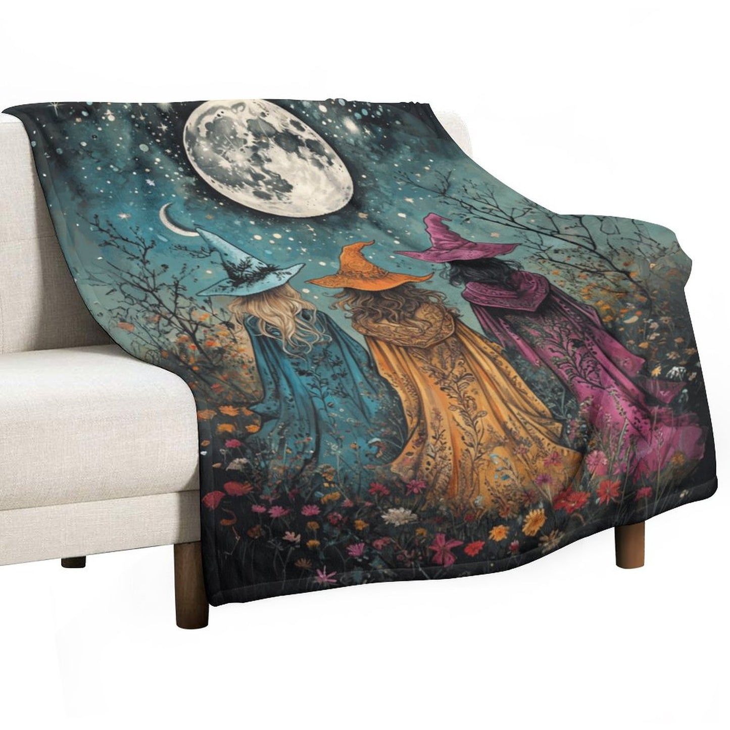 US Shipment-220gsm Flannel Throw Blanket for Couch-40"×50"
