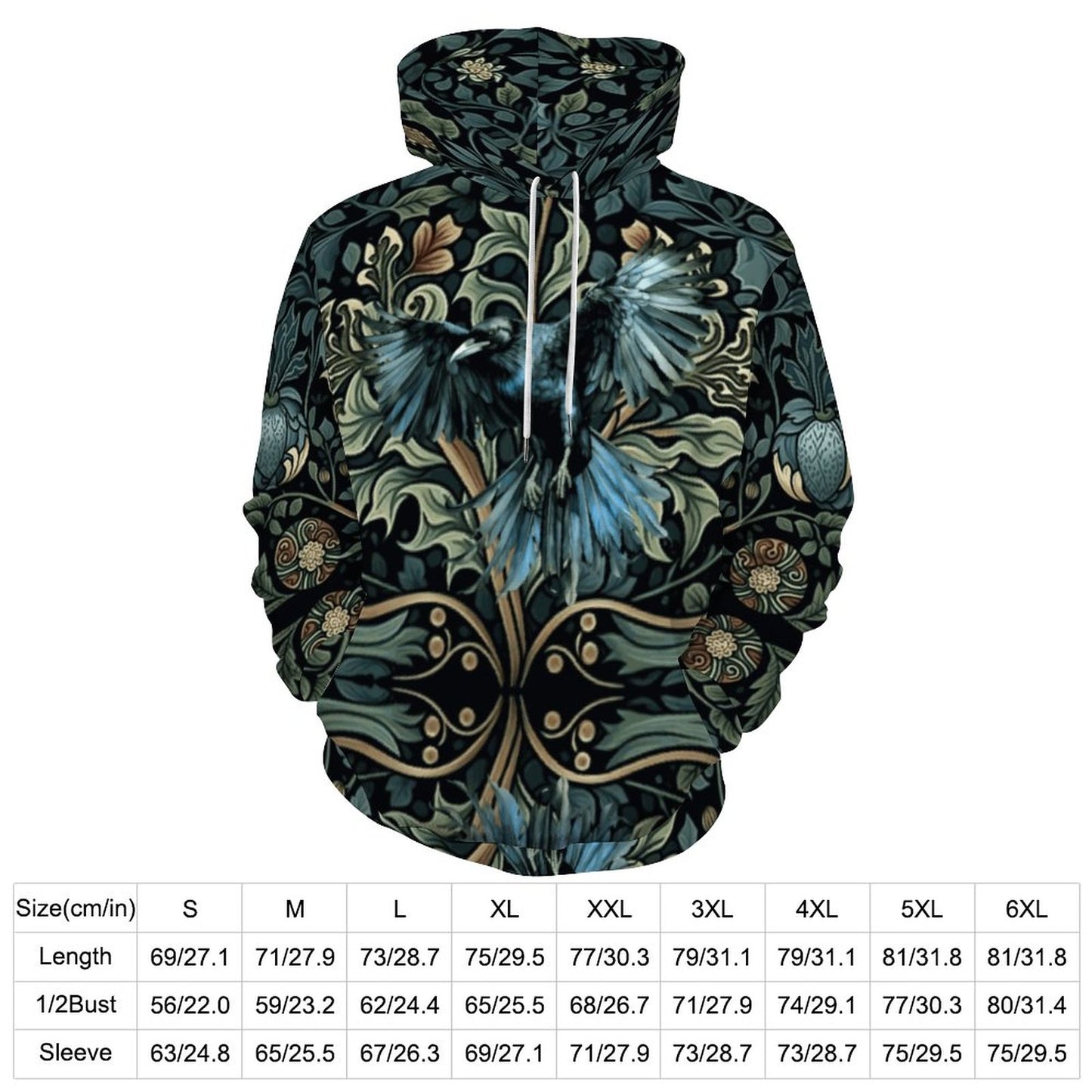230gsm Hoodie for Women with Double-layer Cap (All-Over Printing)