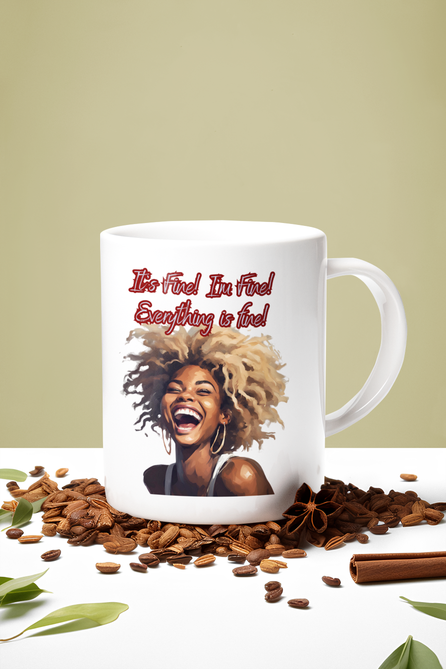 Crazy Woman It's Fine! Mug, Im Fine Everything is Fine mug - The Witchy Gypsy