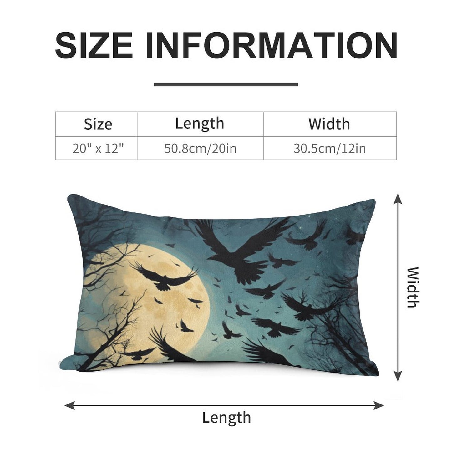 US Shipment-Velvet Long Pillowcase-12 "×20 "/31x51cm