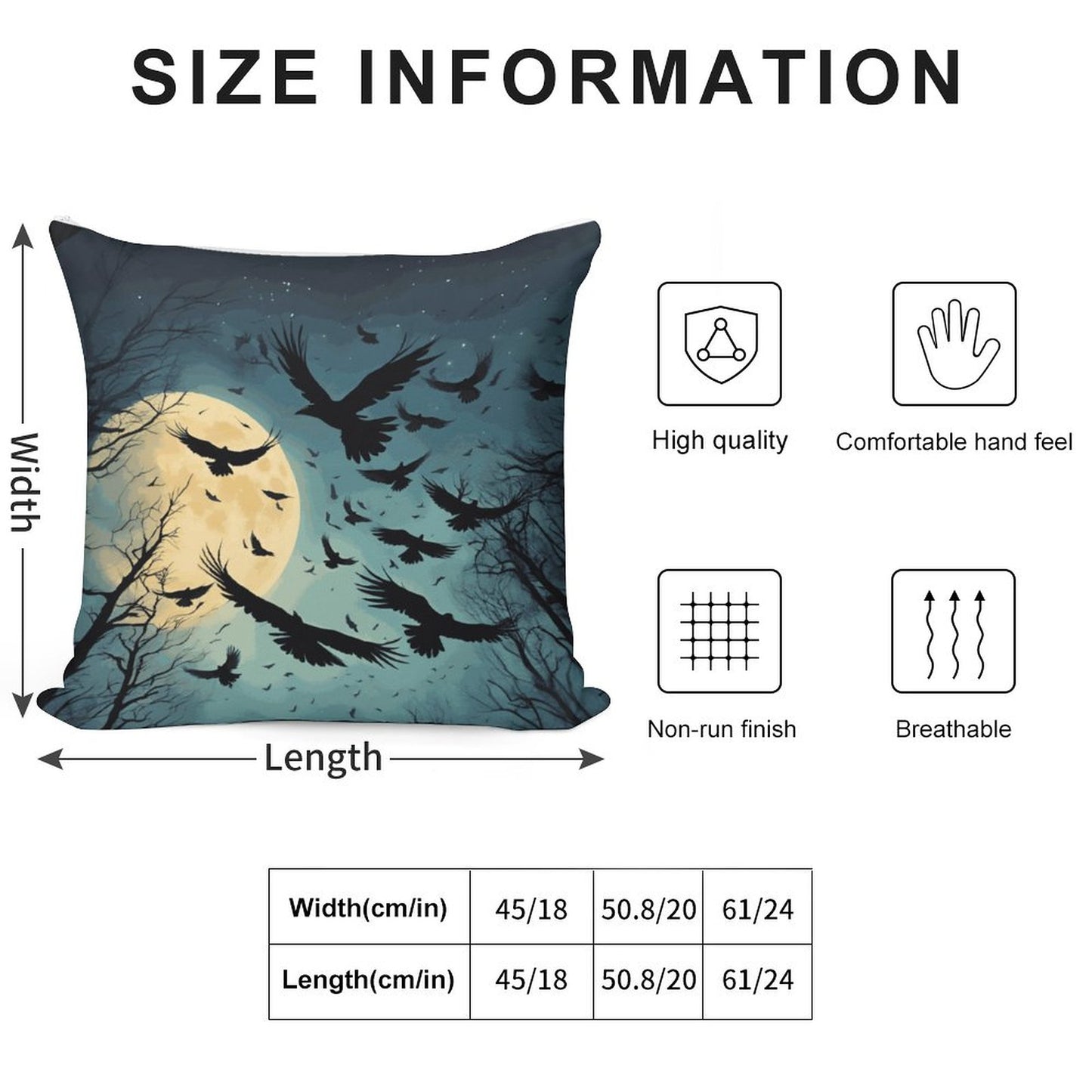 US Shipment-2-Piece Ultra-Soft Pillowcase Set-18"×18"/46x46cm