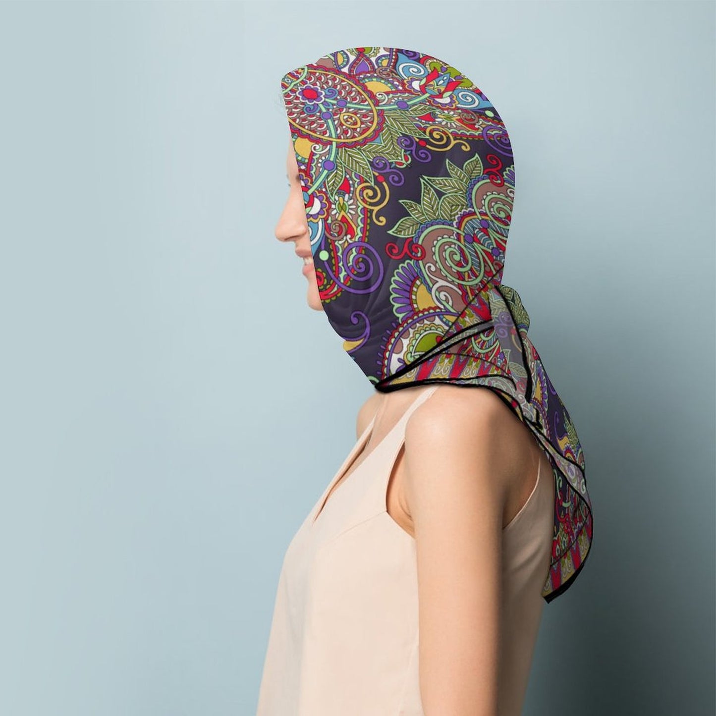 Boho Paisley Fun Women's Scarf, a fabulous explosion of multicolored fun pattern!