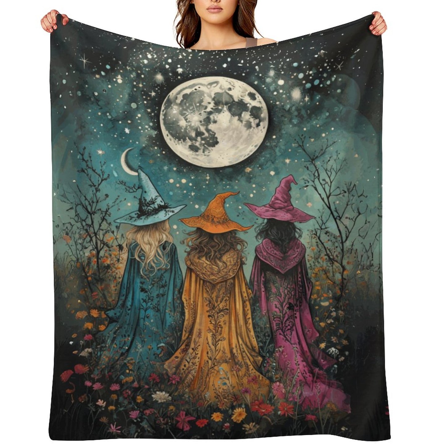 US Shipment-220gsm Flannel Throw Blanket for Couch-40"×50"