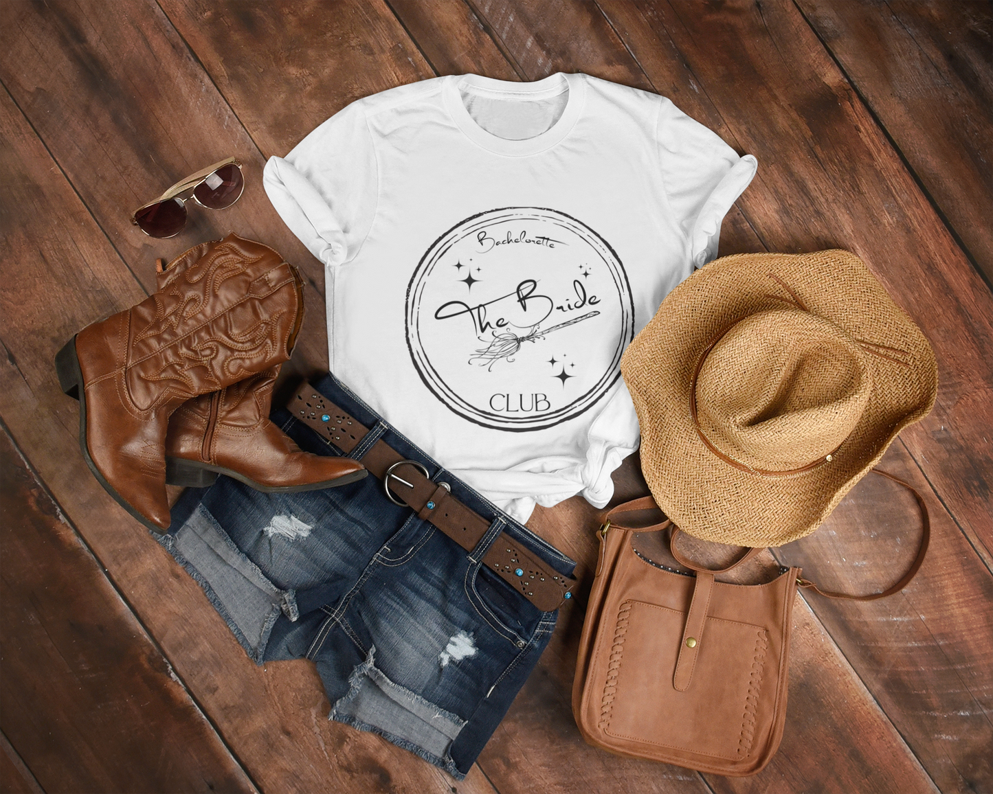 The Bride Witches Bachelorette Tee, Bridesmaid Group T-shirt - The Witchy Gypsy
