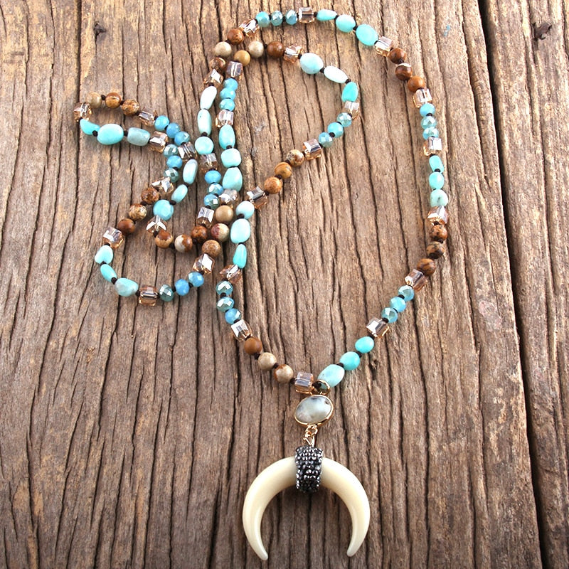 Bohemian Moon Necklace - The Witchy Gypsy