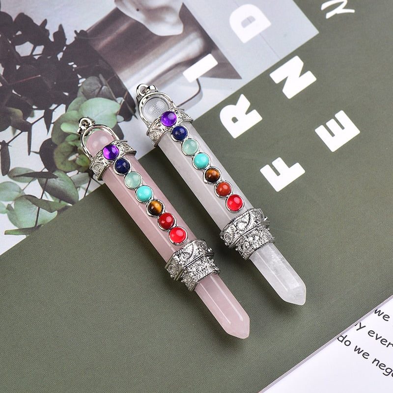 1PC Natural Stone Pencil Point Pendulum - The Witchy Gypsy