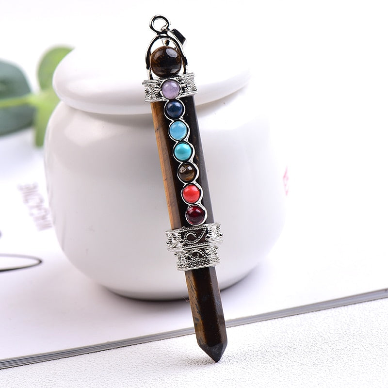 1PC Natural Stone Pencil Point Pendulum - The Witchy Gypsy
