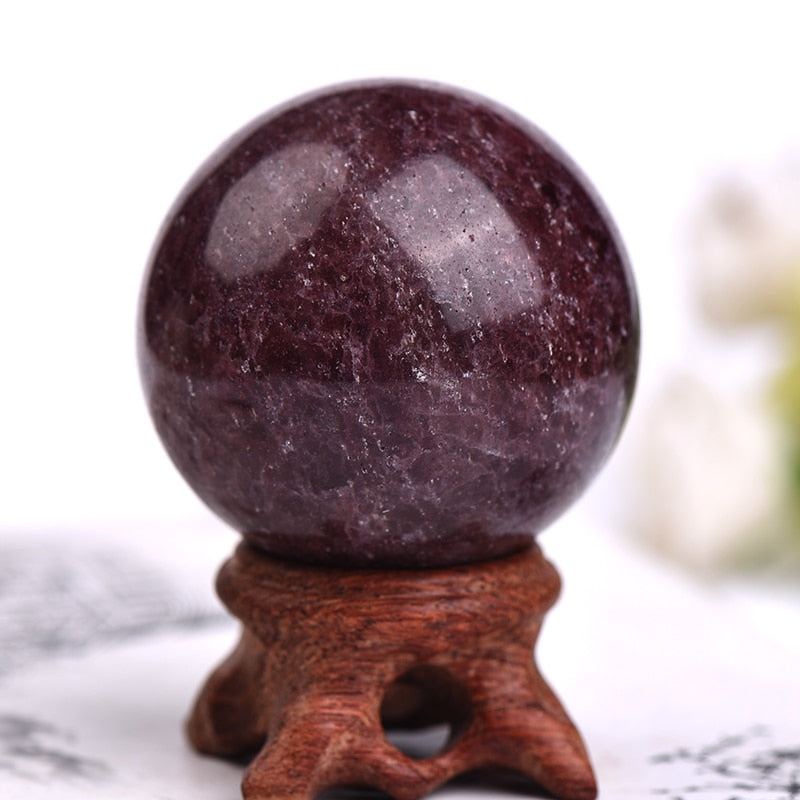 1PC Natural Polished Crystal Stone Ball - The Witchy Gypsy
