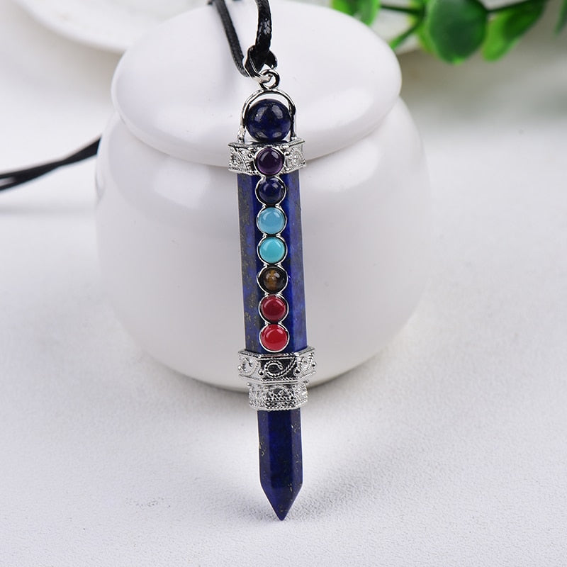 1PC Natural Stone Pencil Point Pendulum - The Witchy Gypsy