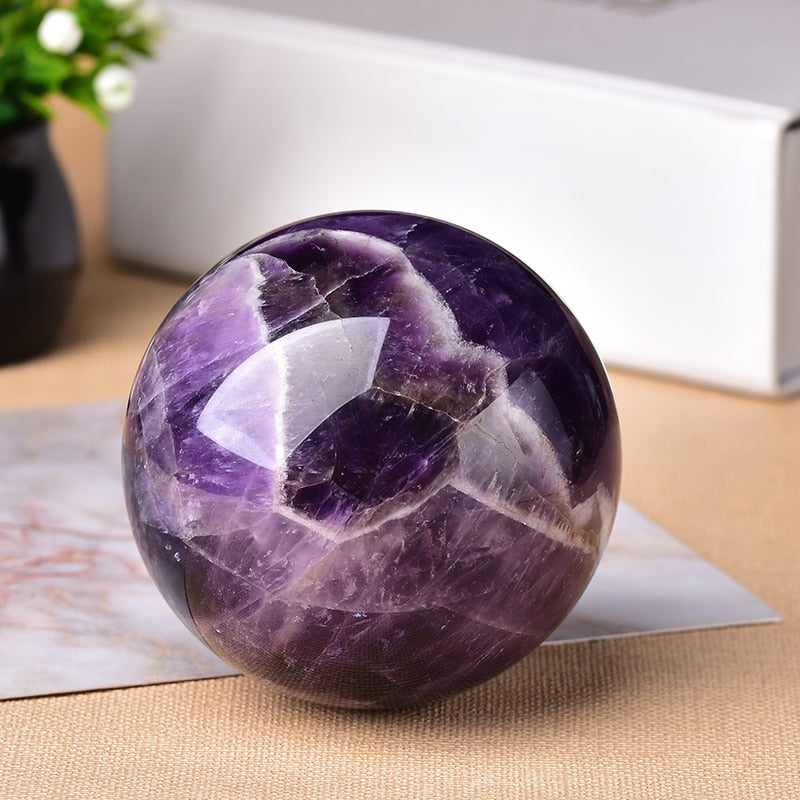 1PC Natural Polished Crystal Stone Ball - The Witchy Gypsy