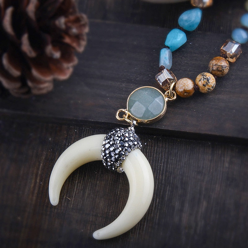 Bohemian Moon Necklace - The Witchy Gypsy